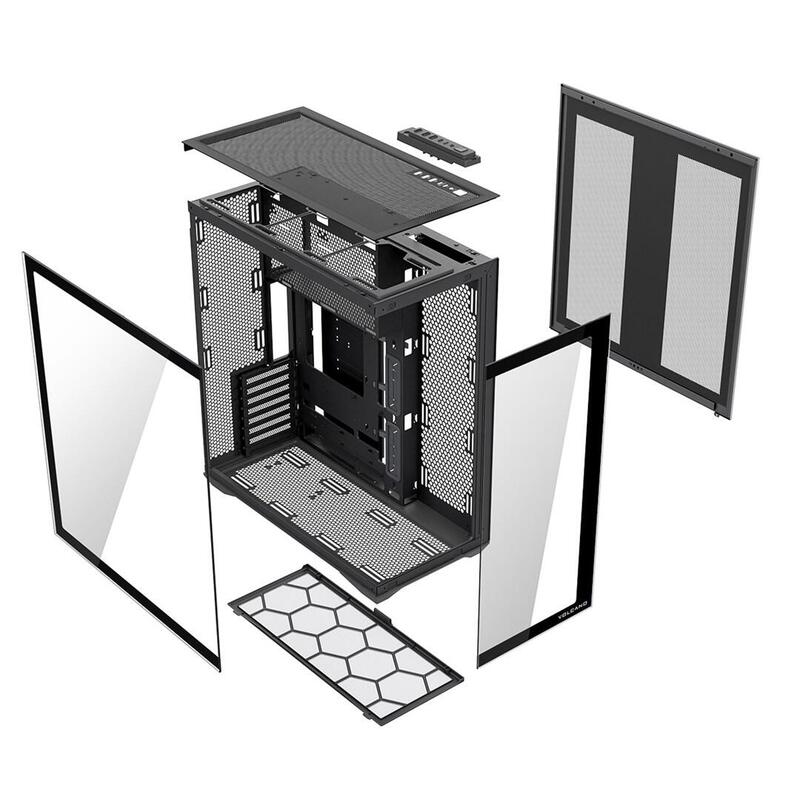 Caja Pc Modecom Volcano Space Xl Full Tower Nf Negro At-Space-Xl-Nf-0000-10