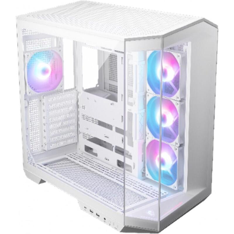 Caja Pc Msi Mag Pano 100r Pz Blanco Case Argb