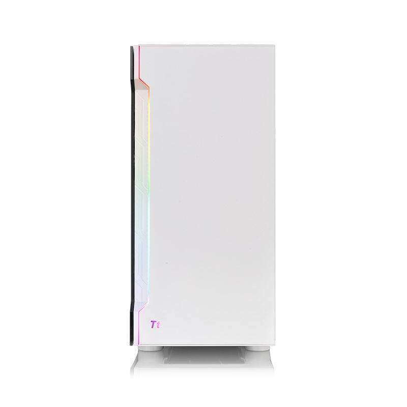 Caja Pc Thermaltake Torre Atx H200 Tg Rgb Blanco 1 Ven 120mm Incluido/1xcristal Templado Ca-1m3-00m6wn-00