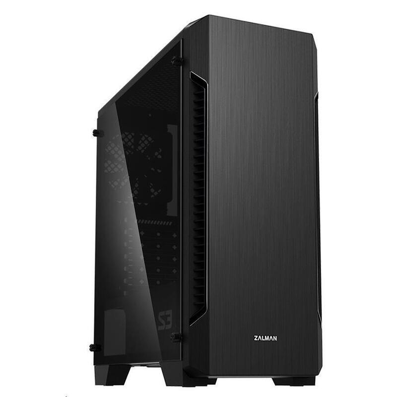 Caja Pc Zalman S3 Tg, Atx Sin Fuente De Alimentacion