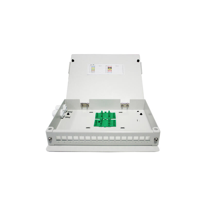 Caja Superficie Terminacion Fibra 16 Puertos St+Sc Sin Adaptadores