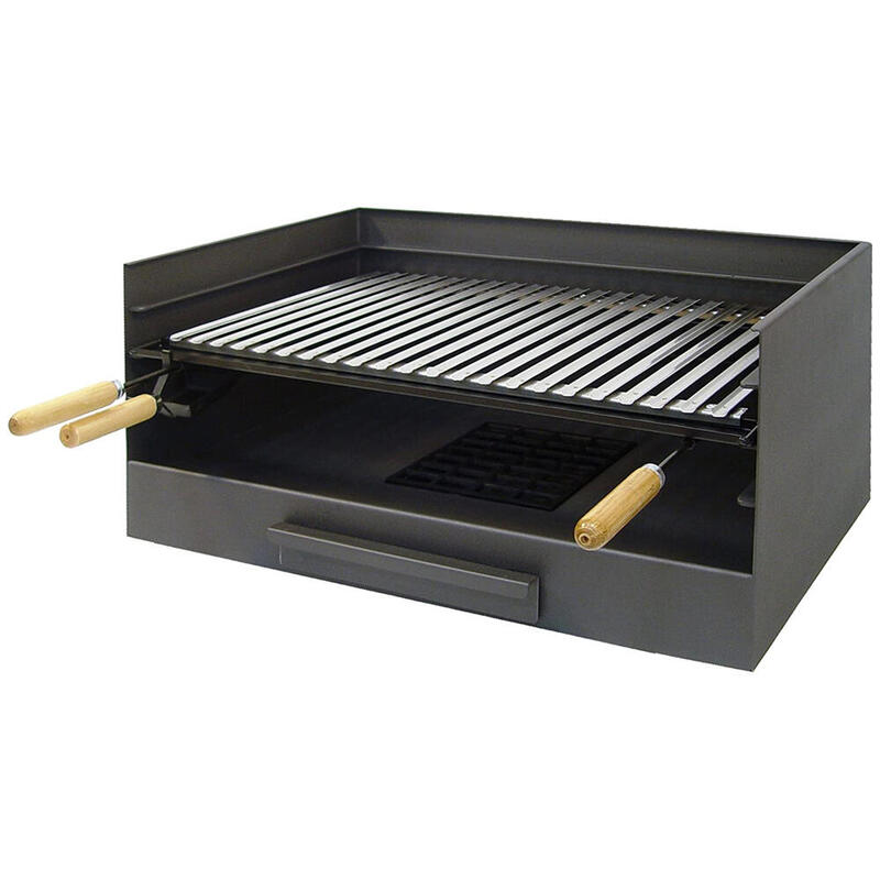 Cajón Con Parrilla Inoxidable 61x40x32cm Imex El Zorro