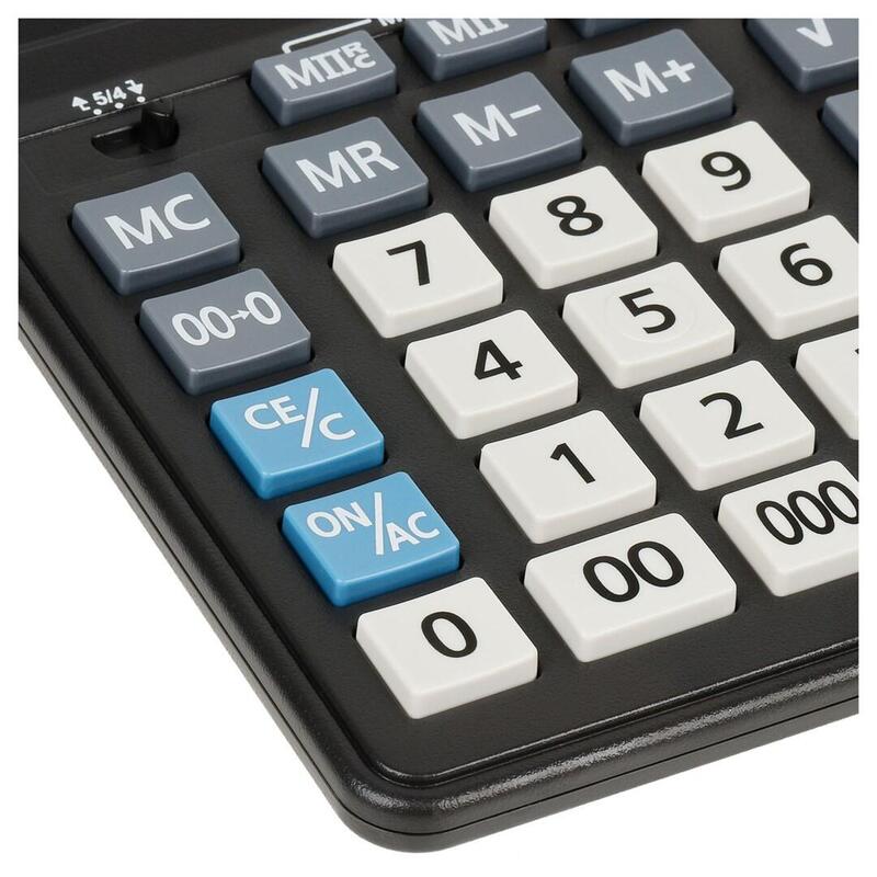 Calculadora De Oficina Eleven Cdb1601-Bk (Ue)