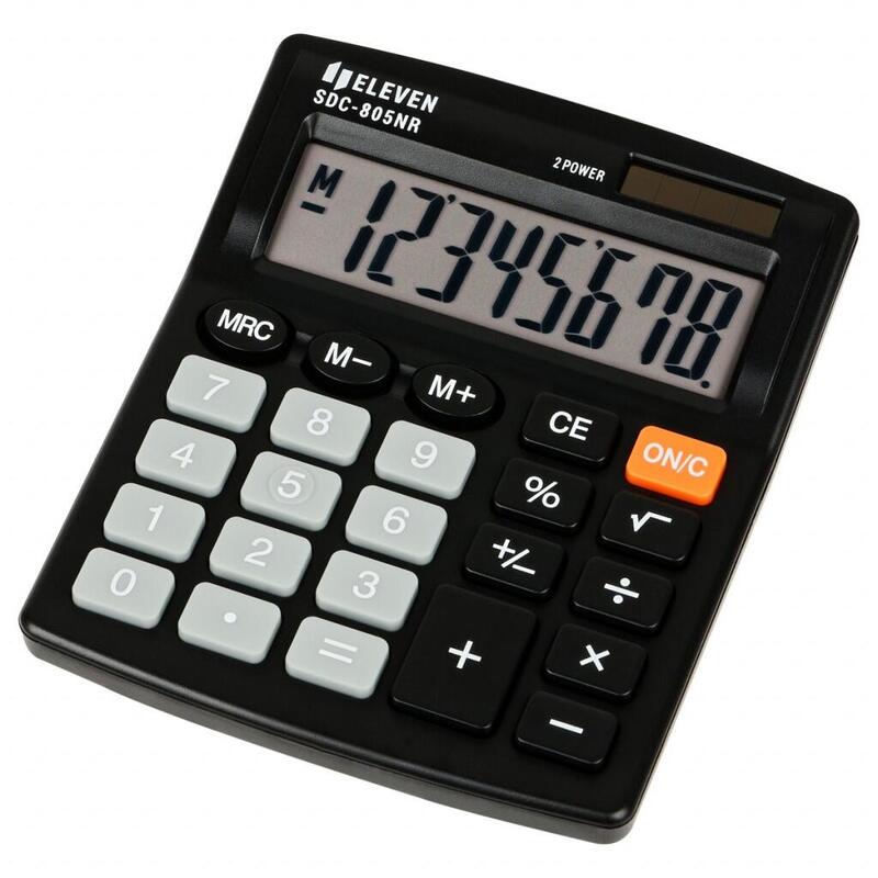 Calculadora De Oficina Eleven Sdc-805nr