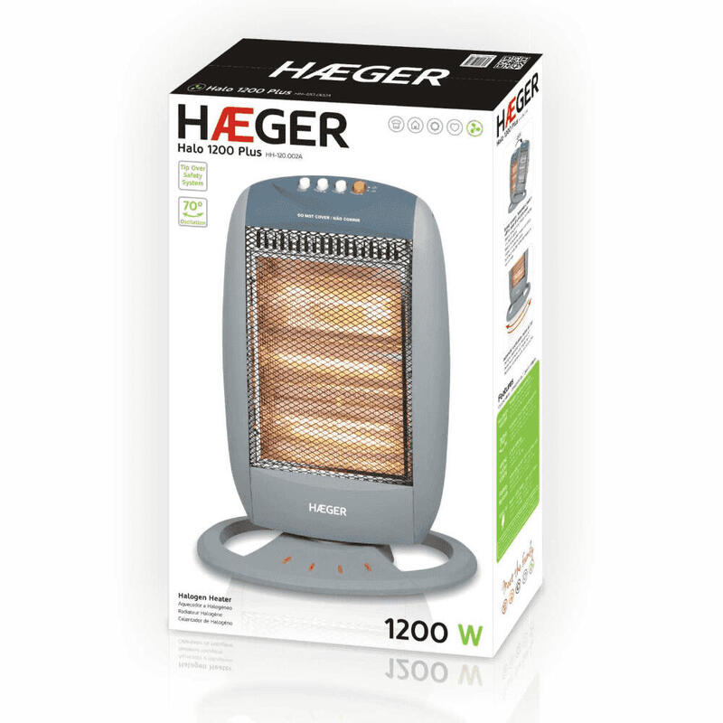 Calefactor Halogeno Haeger 12000plus Hh-120.002a