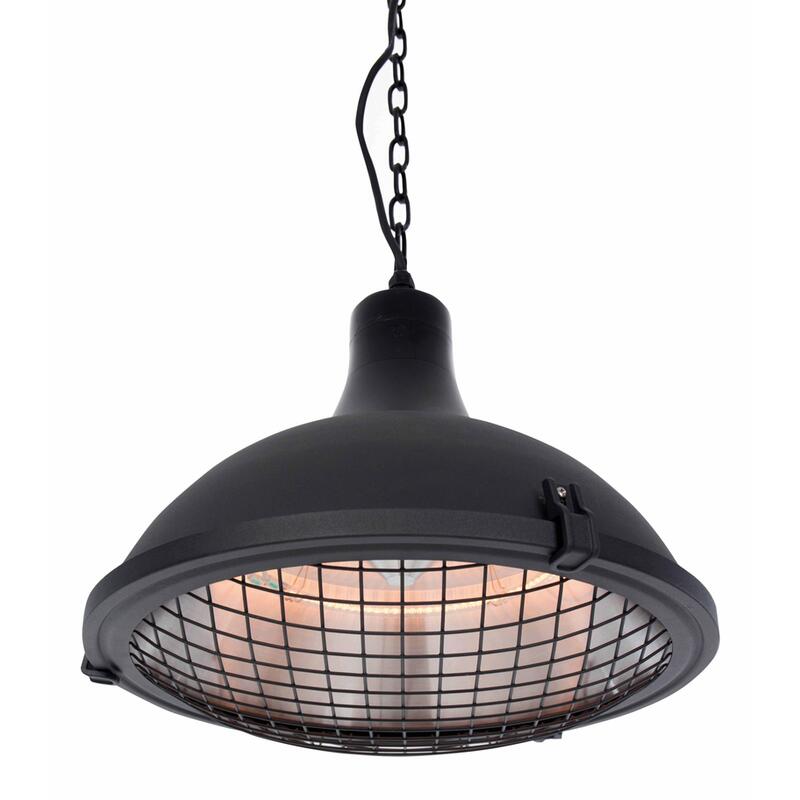 Calentador Sunred Ind-2100h, Indus Ii Colgante Brillante, Potencia 2100 W, Negro