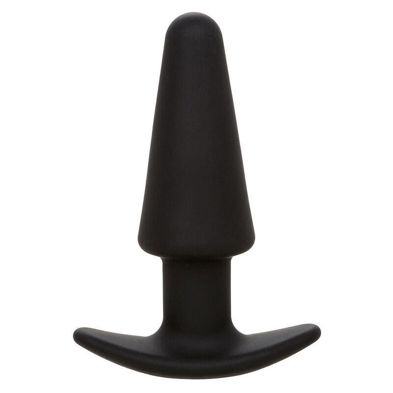 Calexotics - Rock Bottom Plug Anal Cónico 10 Vibraciones Silicona Negro