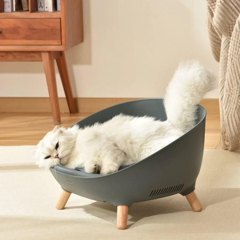 Cama Para Mascotas Petoneer Cozy Sofa Gris