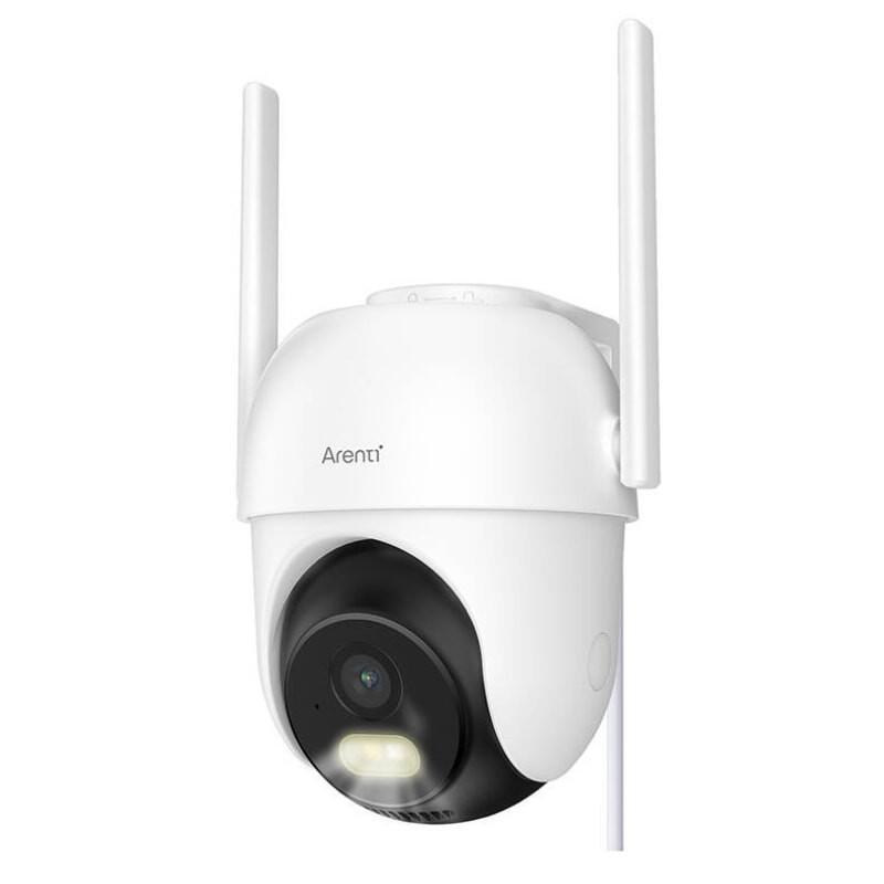 Cámara Arenti Op1 4mp Uhd Ip65 Wifi Blanco De Seguridad Exterior