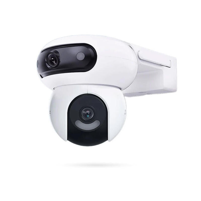 Cámara De Vigilancia De Exterior Ip Wi-Fi 2k+/2k+ Doble Lente Con Visión Nocturna A Color Y Audio Bidireccional H90 2k Ezviz