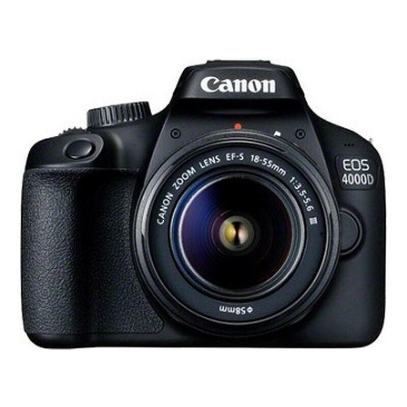 Camara Digital Reflex Canon Eos 4000d + 18-55 Dc Cmos 18mp Digic 4+ Full Hd 9 Puntos De Enfoque Wifi