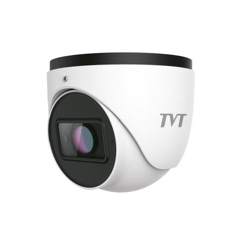 Cámara Domo Ip Tvt Lente Varifocal 2.8-12mm 4mp Mic Ir50 Ir67 Sd Card Wdr120 Poe