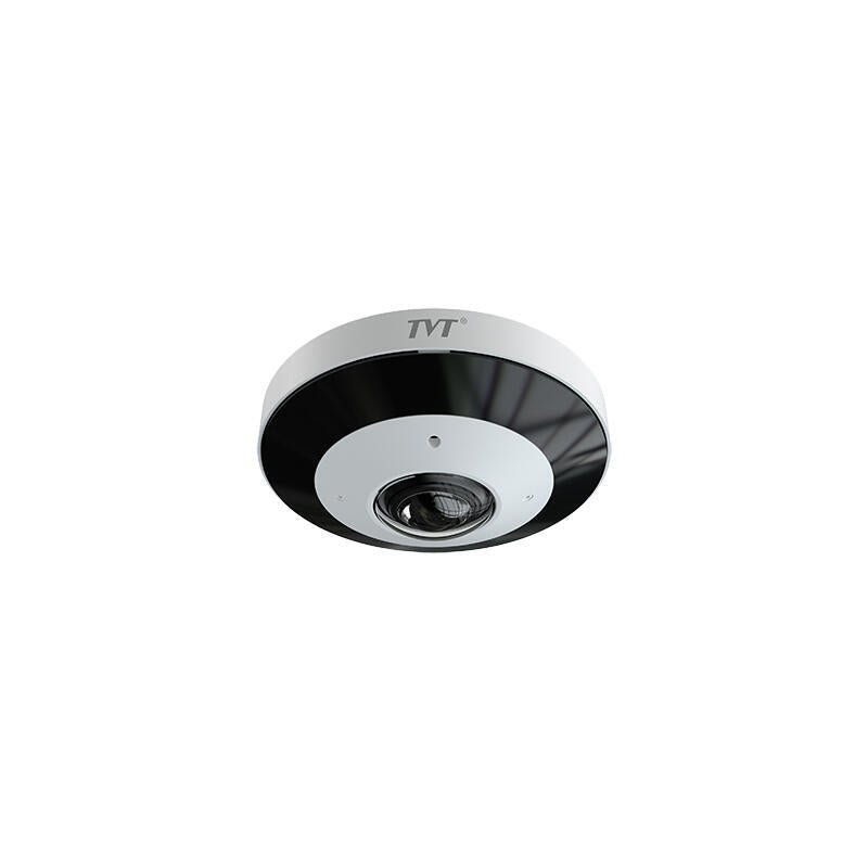 Cámara Fisheye Panorámica Ip 6mp 1.65mm Ir20 E/S Audio Alarma Mic P2p