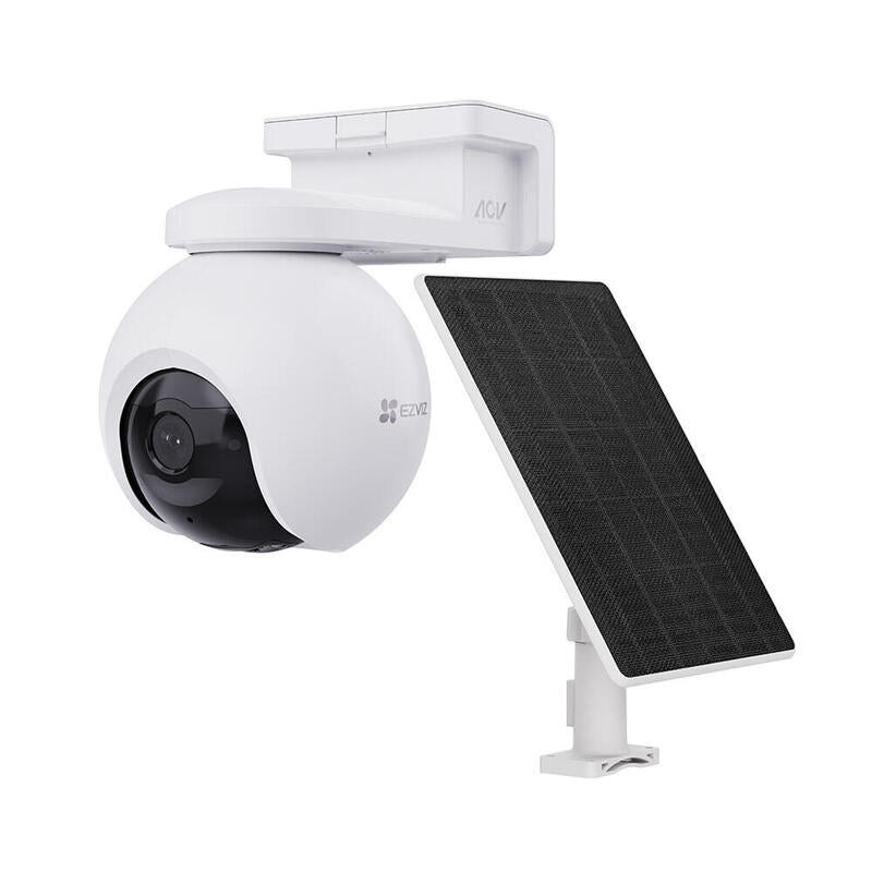 Cámara Pt 360 Para Exterior 4k 4mm Batería Wifi 6 4g Kit Solar