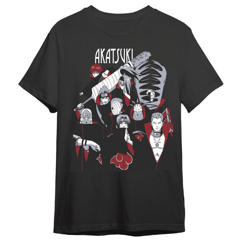 Camiseta Akatsuki Naruto Shippuden Adulto Talla M