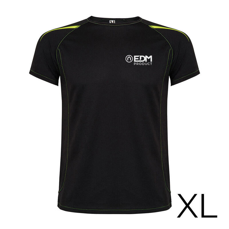 Camiseta Deportiva Negra Talla-Xl Roly