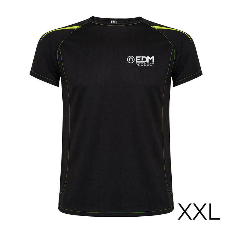 Camiseta Deportiva Negra Talla-Xxl Roly