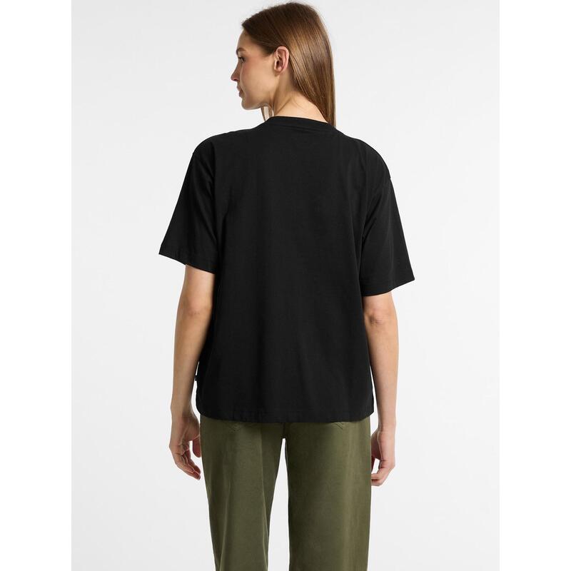 Camiseta Guess Para Mujer American Tradition Holgada Talla L - W4yi08k8hm0 Negra