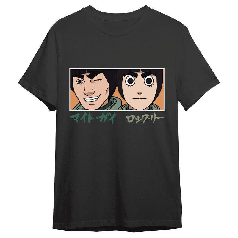 Camiseta Guy Sensei & Rock Lee Eyes Naruto Shippuden Adulto Talla L