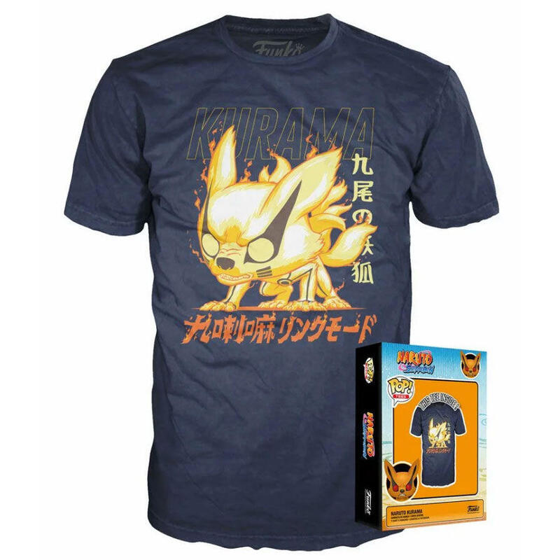 Camiseta Kurama Naruto Shippuden Talla L