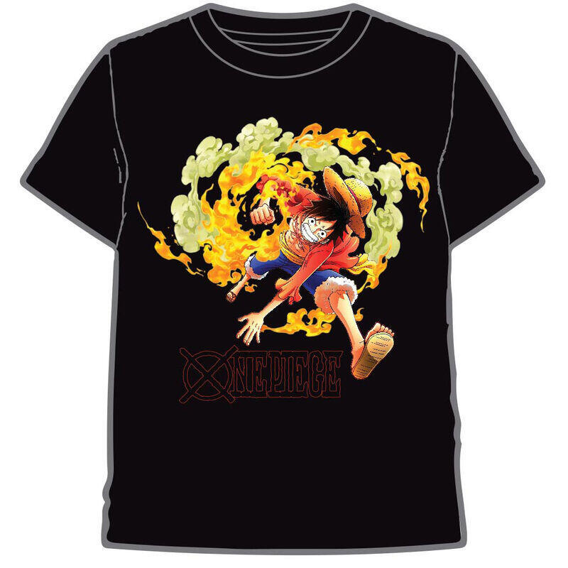 Camiseta Luffy Ataque One Piece Adulto Talla Xl