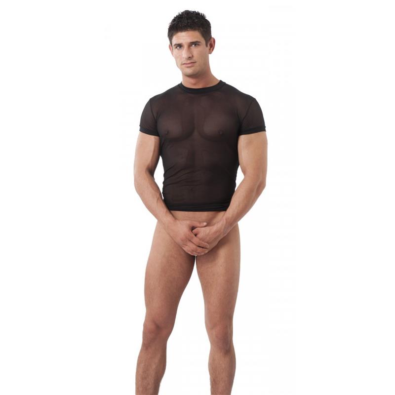 Camiseta Rejilla Negro Talla (Interno):S/M