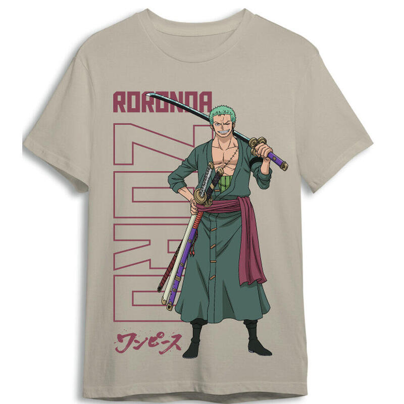 Camiseta Roronoa Zoro One Piece Adulto Talla S