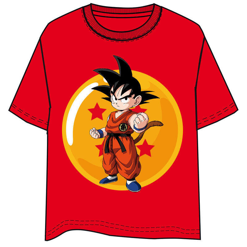 Camiseta Son Goku Dragon Ball Adulto Talla M