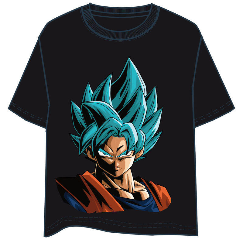 Camiseta Son Goku Super Saiyan Blue Dragon Ball Adulto Talla S