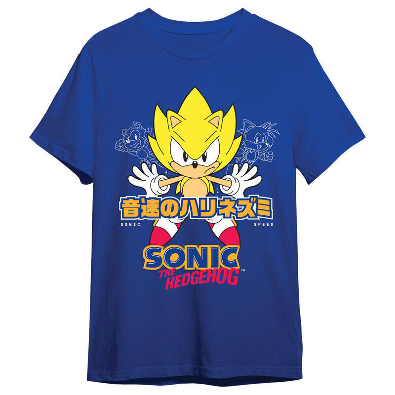Camiseta Sonic The Hedgehog Adulto Talla S