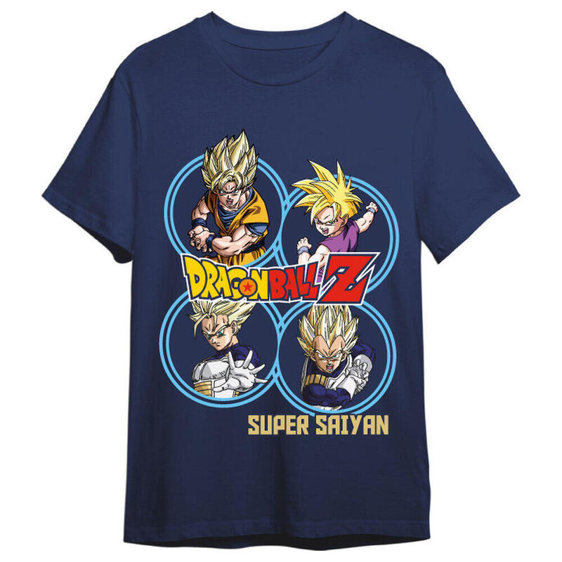 Camiseta Super Saiyans Dragon Ball Z Adulto Talla Xl