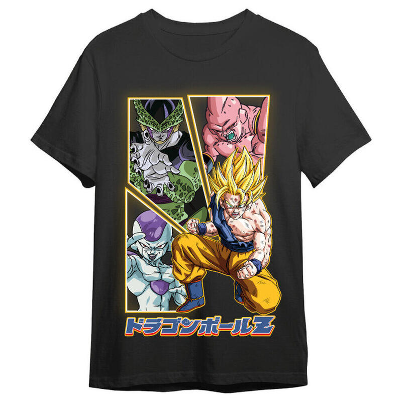 Camiseta Villains & Goku Dragon Ball Z Adulto Talla S