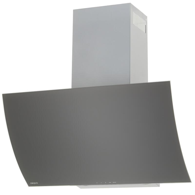 Campana Akpo Wk-4 Clarus 60 Grey (Frente De Cristal Gris)