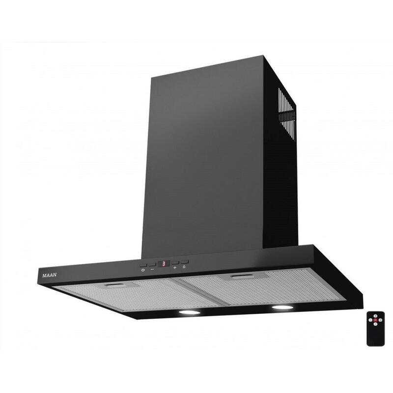 Campana Extractora Chimenea Siena Soft 60 Negra
