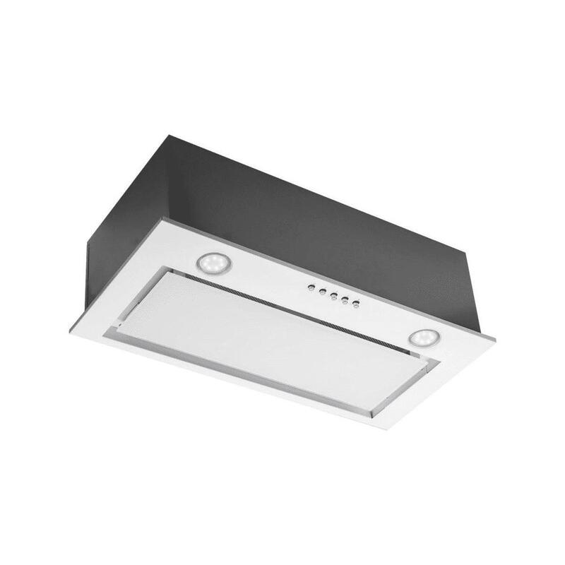 Campana Extractora Ciarko Sl-Box Glass 60 White (600 Mm, Vidrio Blanco)