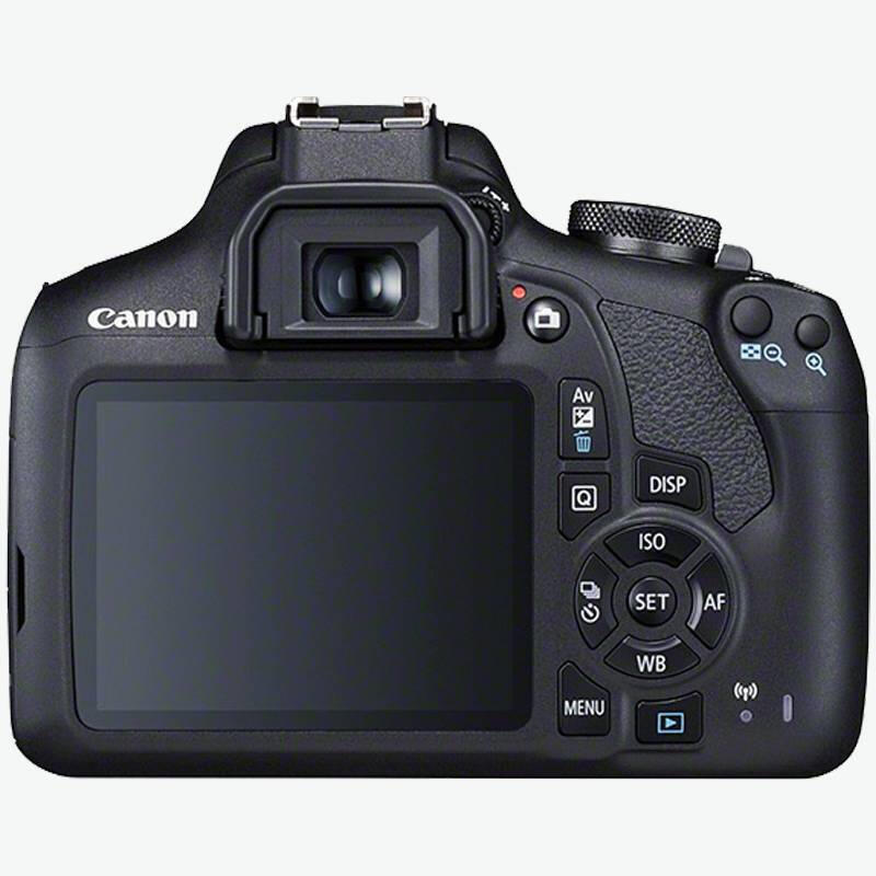 Canon Eos 2000d + Ef-S 18-55mm F/3.5-5.6 Is Ii Juego De Cámara Slr 24,1 Mp Cmos 6000 X 4000 Pixeles Negro