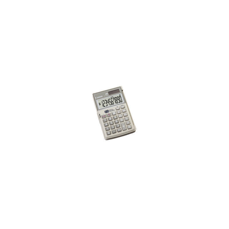 Canon Ls-10teg Calculadora De Bolsillo 10 Dígitos Panel Solar Batería Gris Artístico
