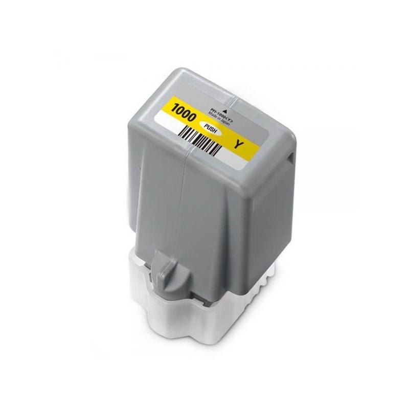Canon Pfi1000 Amarillo Cartucho De Tinta Pigmentada Generico - Reemplaza Pfi1000y/0549c001