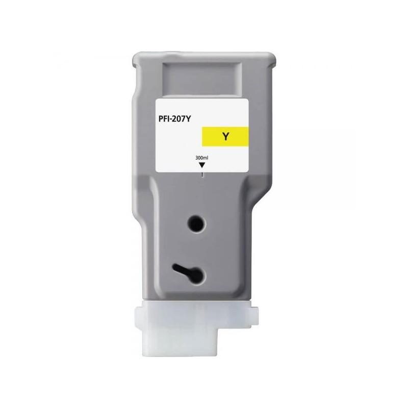 Canon Pfi207 Amarillo Tinta Generica - Reemplaza Pfi207y/8792b001