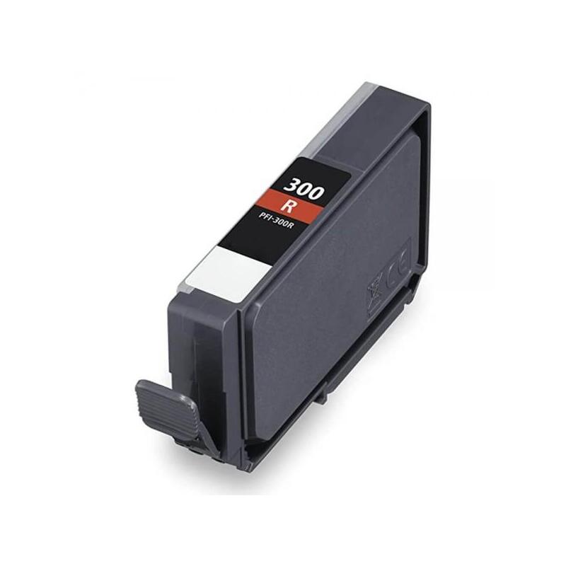 Canon Pfi300 Rojo Tinta Pigmentada Generica - Reemplaza 4199c001/Pfi300r