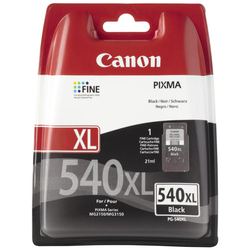 Canon Tinta Original Pg-540xl Black Para Pixma Mg2150 / Pixma Mg3150