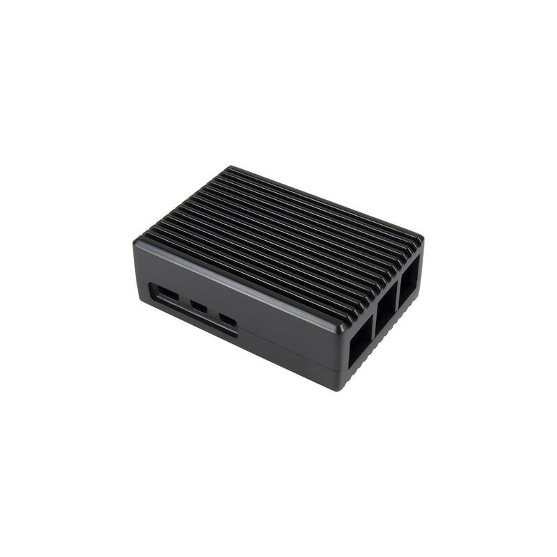 Carcasa De Aluminio Inter-Tech Ods-739 Para Raspberry Pi (Negro, Para Raspberry Pi5)