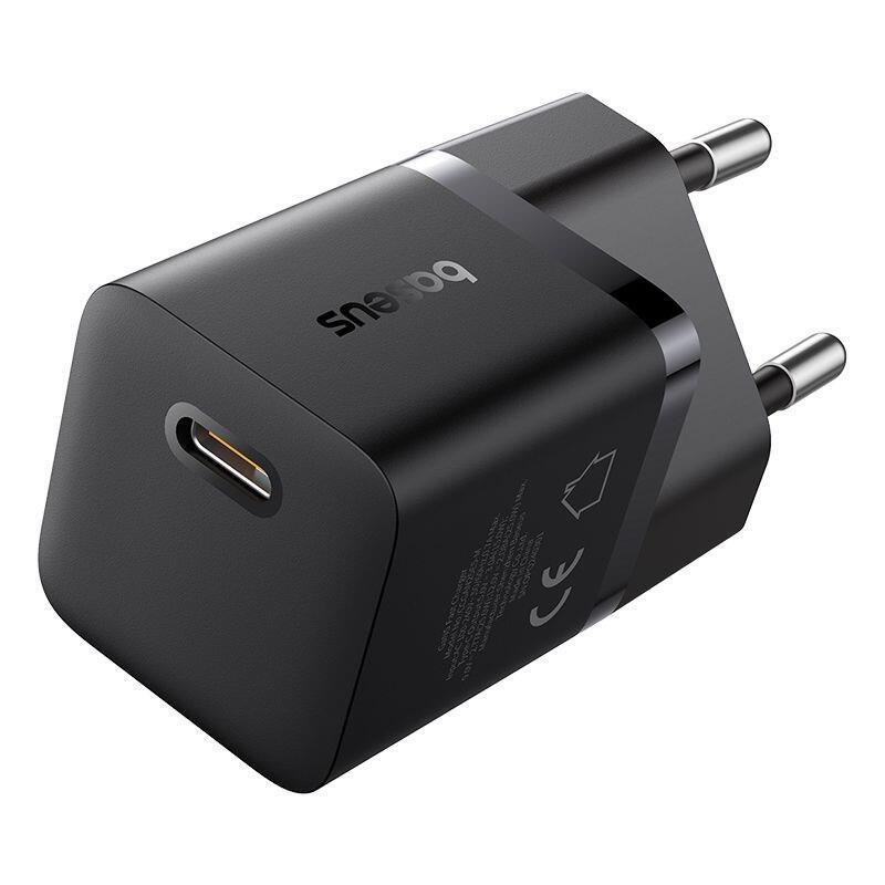 Cargador Baseus P10110909113-00 De Red Usb-C Gan5 Mini 25w Negro