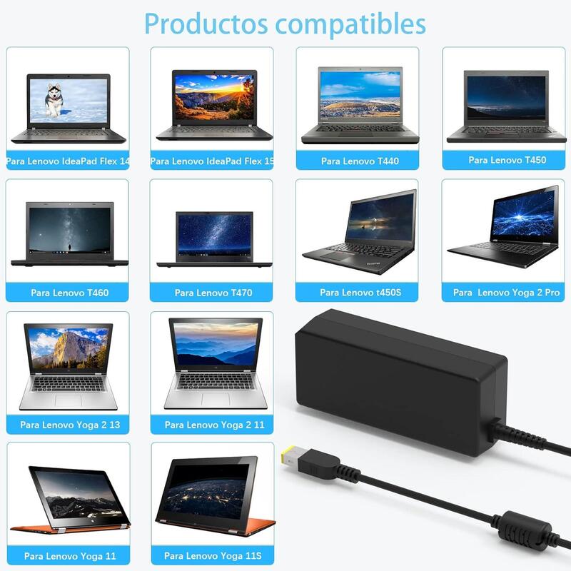 Cargador Compatible Con Lenovo 20v-3,25a 65w 0a36262 Fru0636262