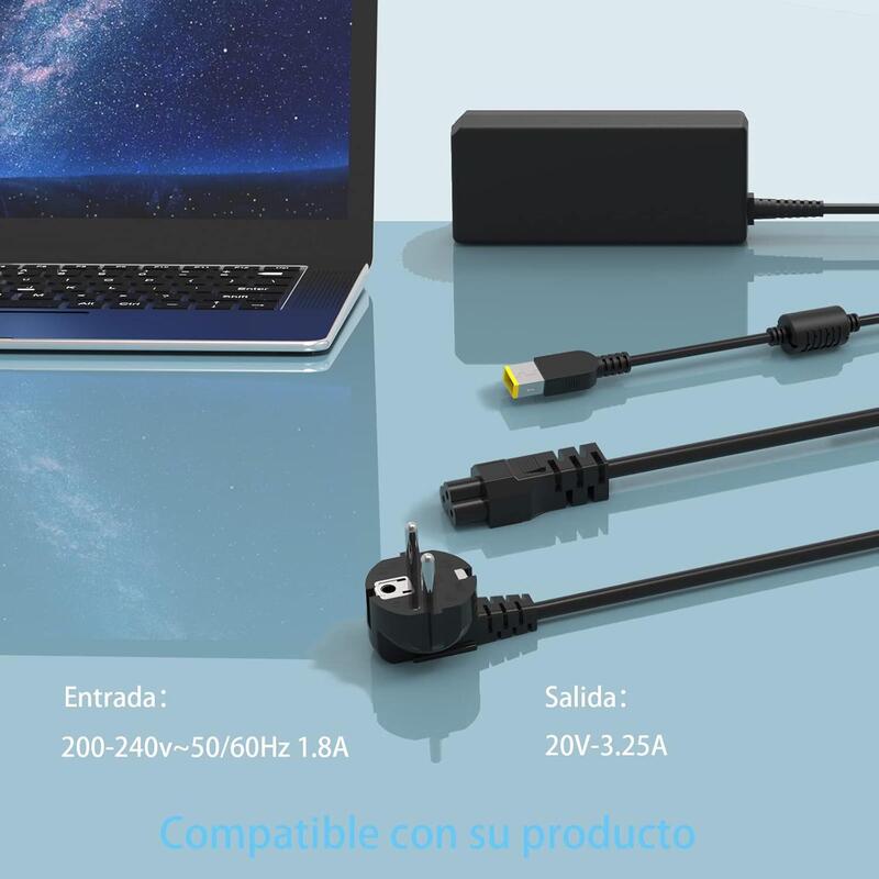 Cargador Usb-C Multipuntas 90w 20v 4,25a Compatible Con Lenovo, Asus, Acer, Hp Y Dell