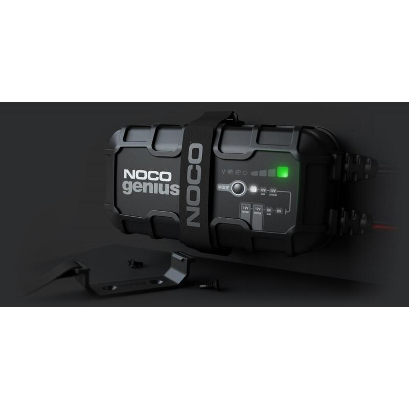 Cargador De Baterias Noco Genius10 Eu 10a Para Baterias 6v/12v Con Funcion De Mantenimiento Y Desulfurizacion