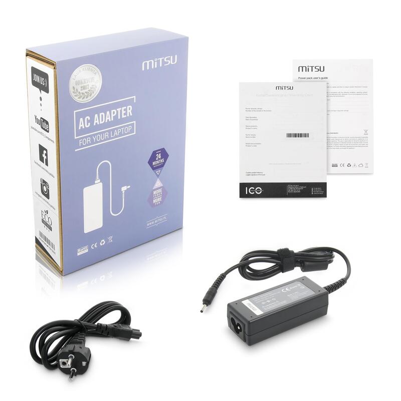 Cargador De Portatil Mitsu 19v 2.1a (3.0x1.1) - Samsung