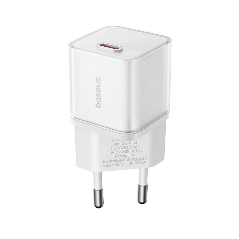 Cargador De Red Baseus Gan5s P10162503213-00 20 W Blanco