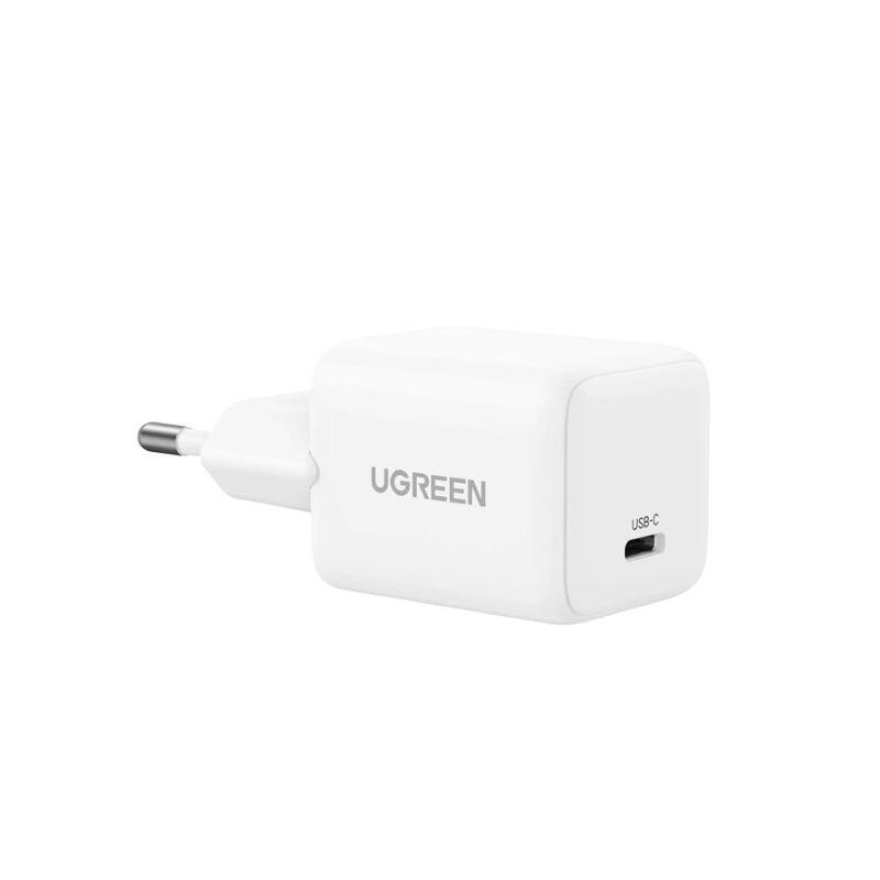 Cargador De Red Ugreen X513 30 W Gan 1x Usb-C Blanco