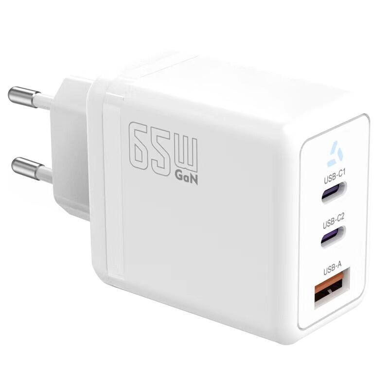 Cargador Energy !Tb Gan 65w Blanco